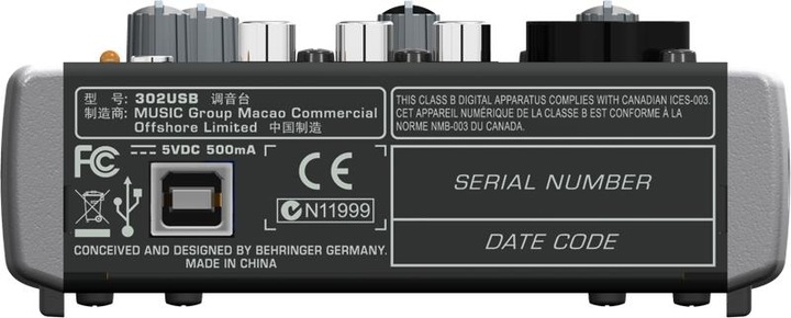Produktbild Behringer Xenyx X302usb (Studio- und Livemixer)