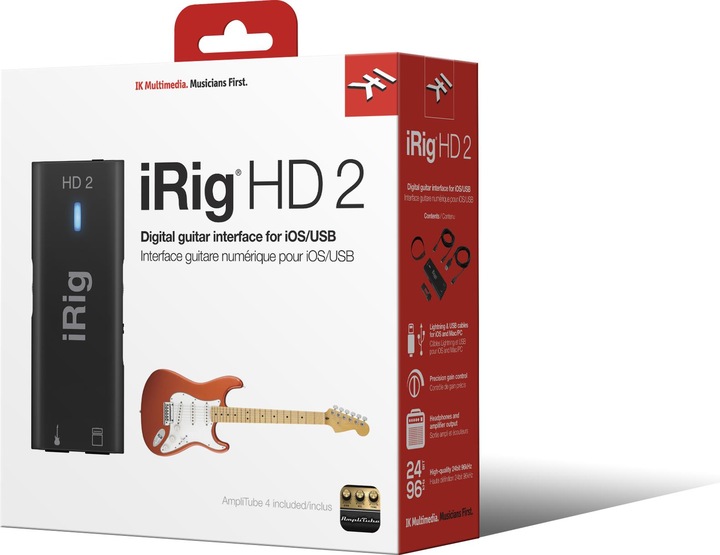 Immagine prodotto IK Multimedia iRig HD 2 (USB, 30 pin, Lightning)