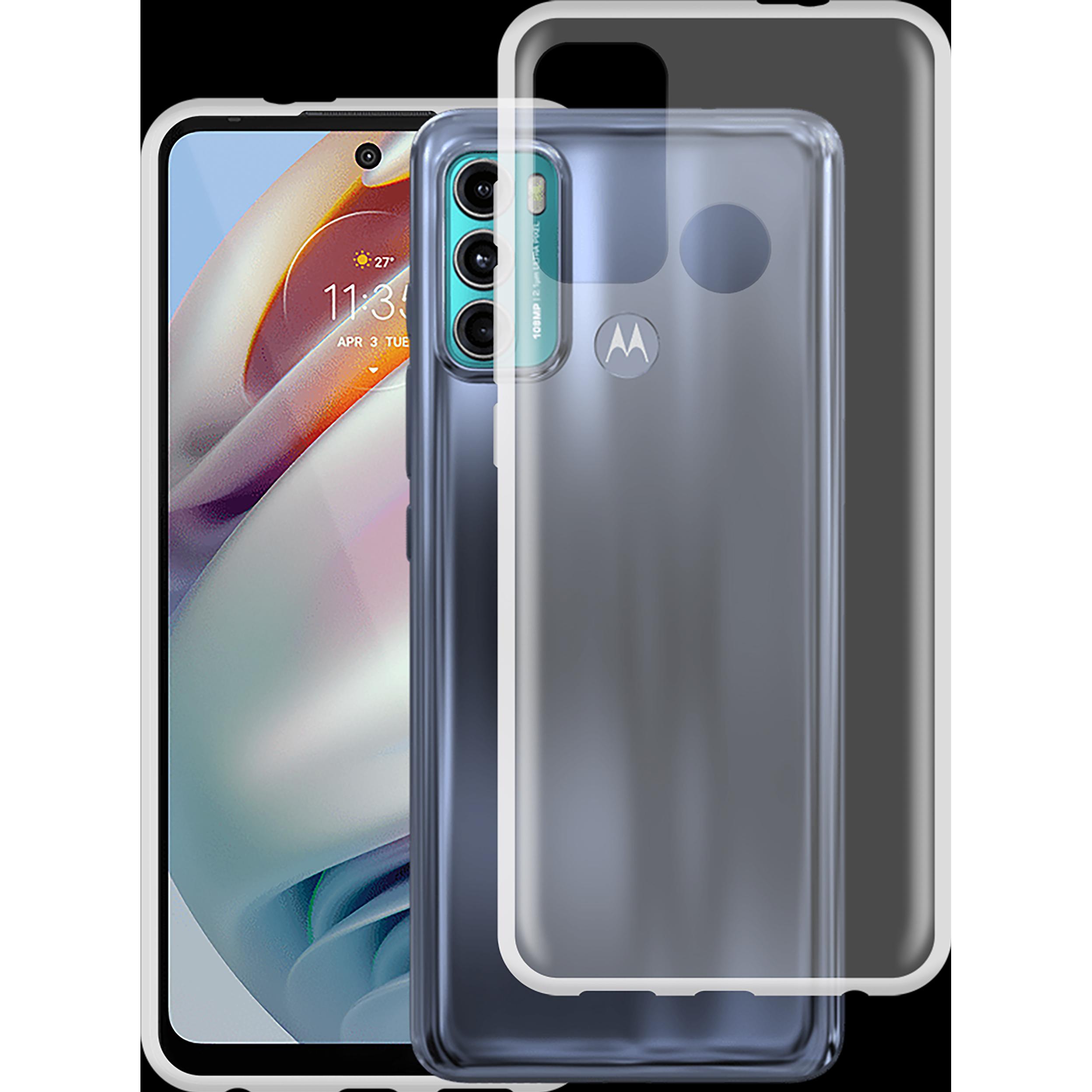 Cazy Silikon Hülle Kompatibel mit Motorola Moto G60 - Soft TPU Schutz - Transparant (Motorola Moto G60), Smartphone Hüll...