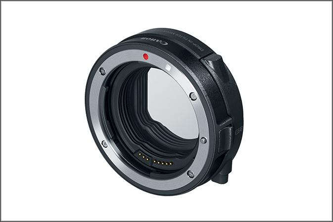 Produktbild Canon EF-EOS R Bajonettadapter mit Einsteckfiltern (C-PL)