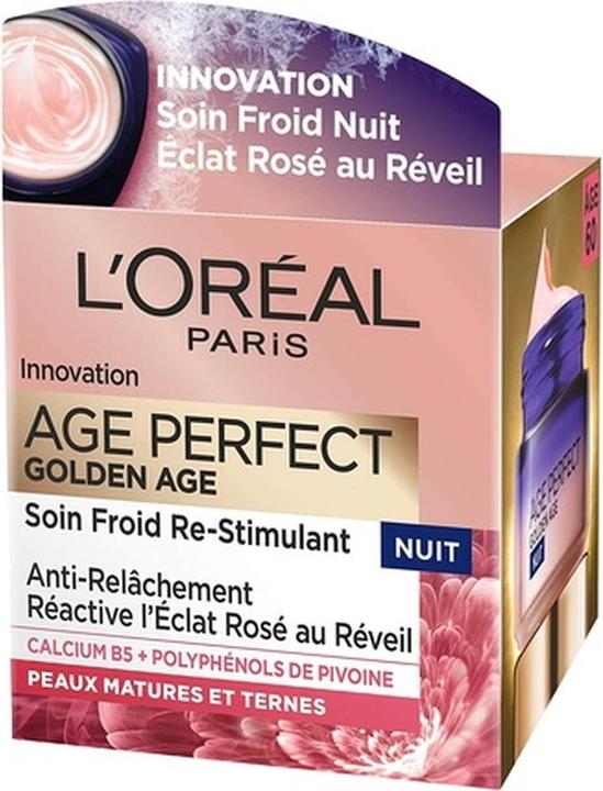 Immagine prodotto L'Oréal Paris L'Oreal Paris Age Perfect Golden Age Night Cream 50ml - Anti-Sagging and Radiance for Mature Skin (50 ml, Crema notte)