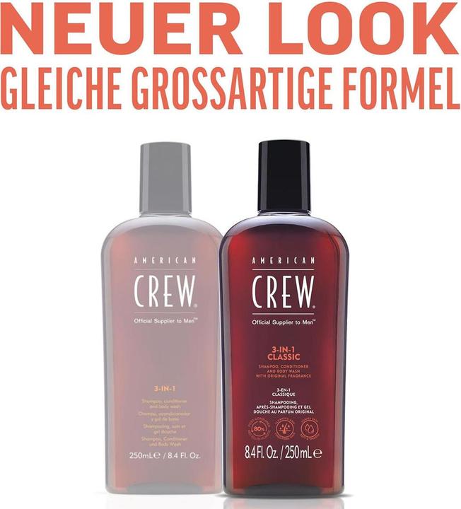 Immagine prodotto American Crew classico (Shampoo liquido, 450 ml)