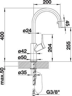 Actual product image Blanco Carena-S