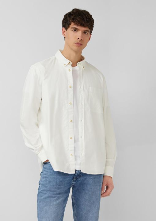 Immagine prodotto s.Oliver Hemd Regular Fit: Leichtes Langarmhemd mit Button-Down-Kragen (M)