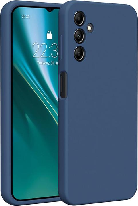 Etteri Silikonhülle für Samsung Galaxy A14 dunkelblau (Samsung Galaxy A14)