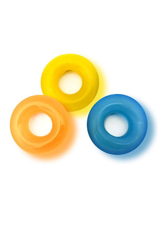 Actual product image Pipedream The D-Ring Glow - X3 - Glow in the dark (4.45 cm)