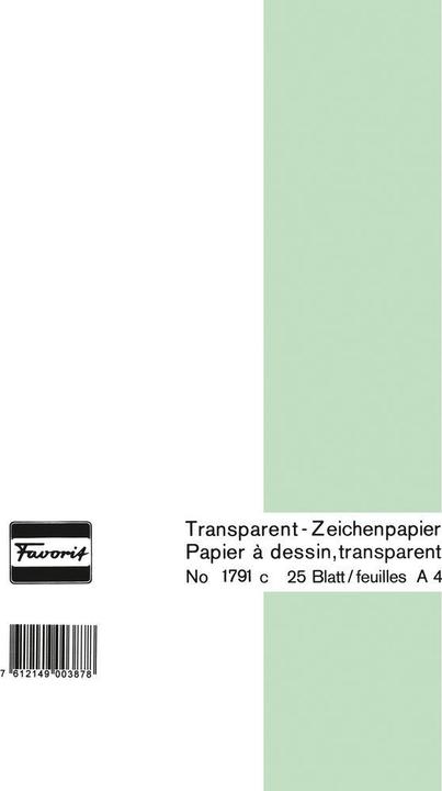 Produktbild Rumold Transparent-Papier-Blöcke (A4, Blanko)