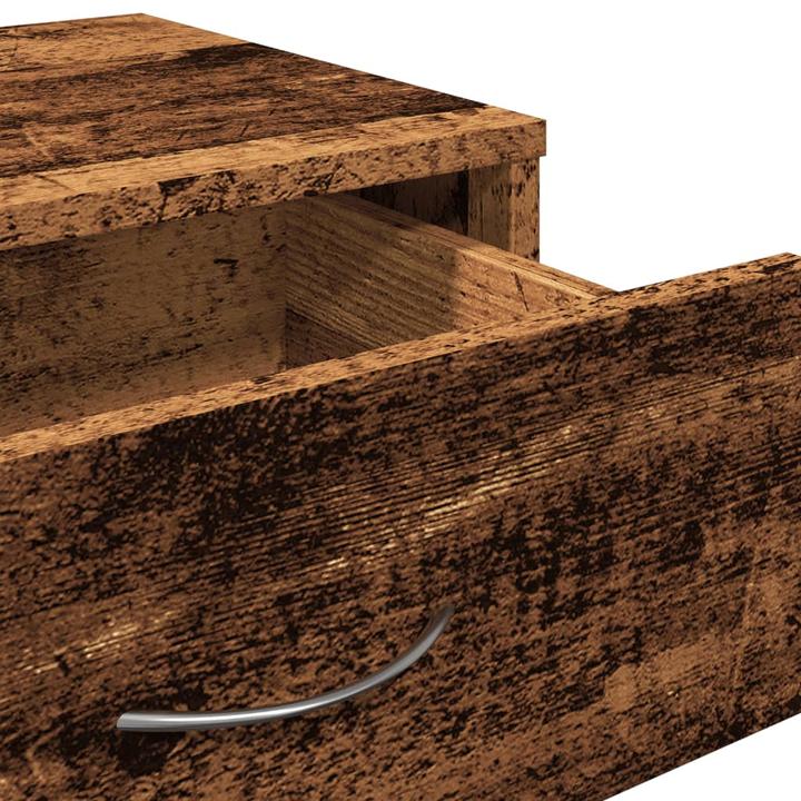 Actual product image vidaXL Rollcontainer Rollschrank Bürocontainer Büroschrank Schrank Altholz-Optik (46 x 36 x 59 cm)