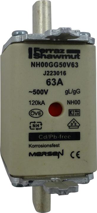 Produktbild Mersen NH-Sicherungseinsatz (63 A)