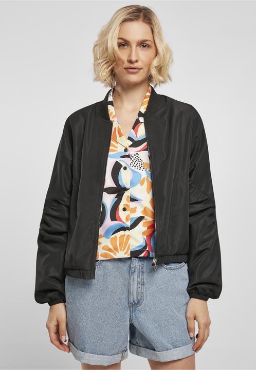 Actual product image Urban Classics Ladies Recycled Batwing Bomber Jacket (S)