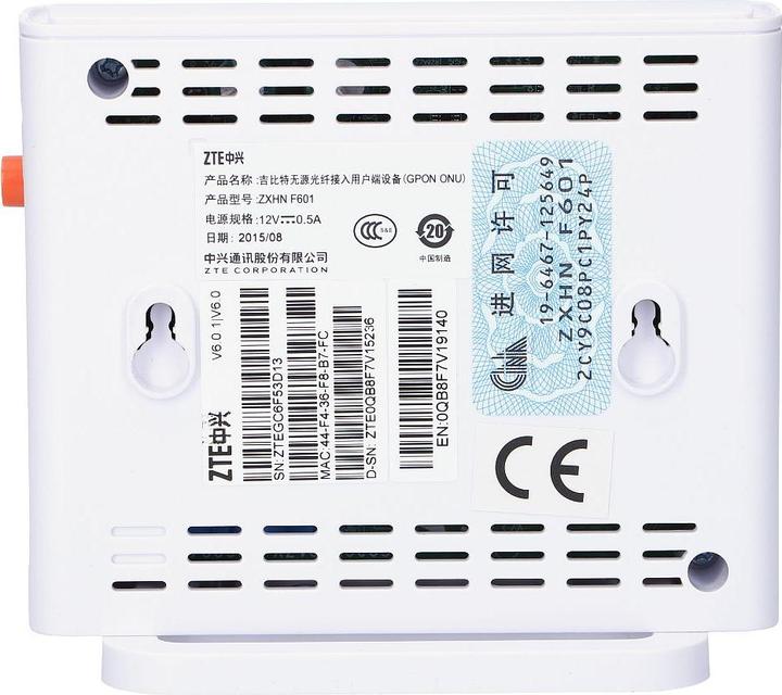Actual product image ZTE F601