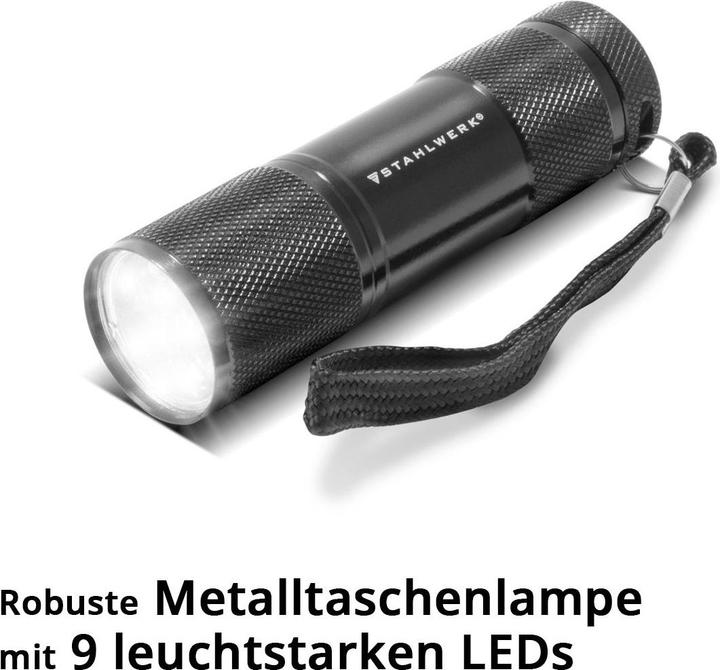 Actual product image Stahlwerk Multitool 12 Tools Pocket Knife Multifunction Tool Flashlight (12 Functions)