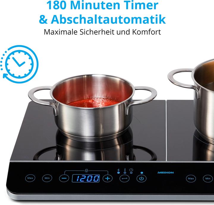 Produktbild Medion LIFE® Doppel-Induktionskochplatte MD 15324