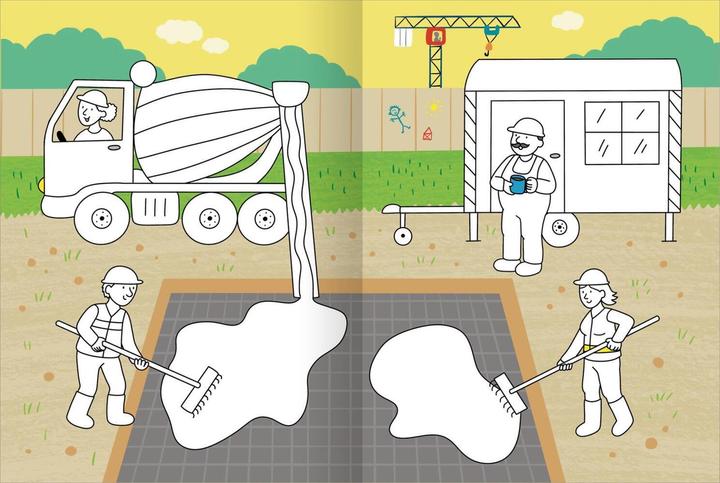 Produktbild Mein grosses buntes Malbuch – Baustelle