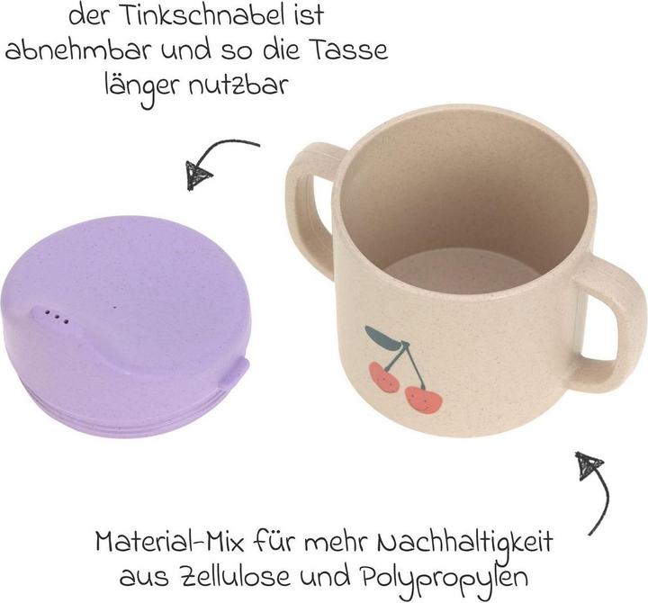Produktbild Lässig Trinklernbecher & Trinklernflaschen Schnabeltasse mit Doppelgriff - Happy Fruits