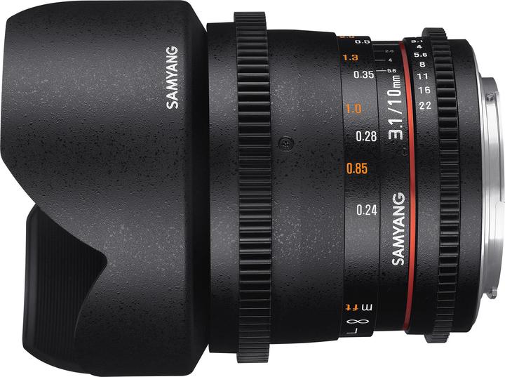 Produktbild Samyang 10mm T3.1 VDSLR II Sony E-Mount (Sony E, APS-C / DX)