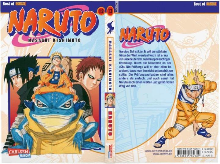 Image du produit Naruto, tome 13 (Allemand, Masashi Kishimoto)