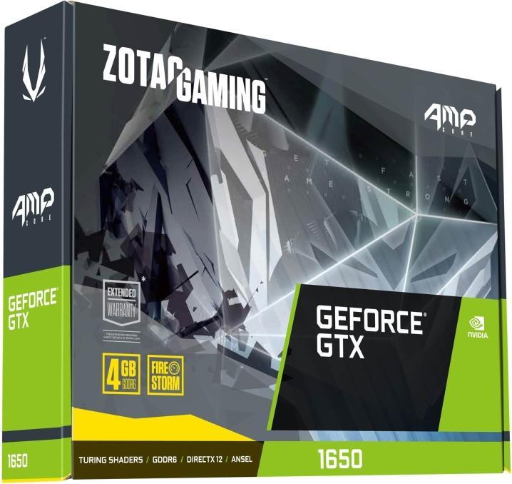 Actual product image Zotac GeForce GTX 1650 AMP Core (4 GB)