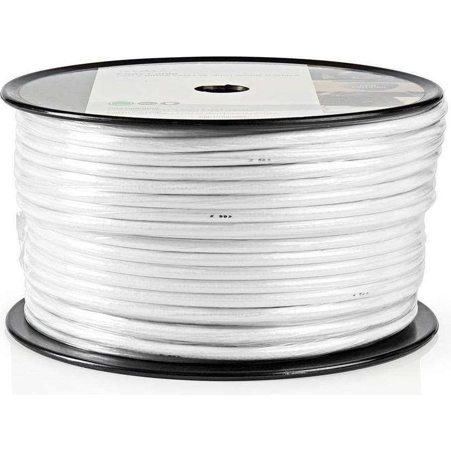 Thumbnail - Nedis Koaxial Kabel KOKA 799 75 Ohm Doppelt geschirmt Eca 100.0 m rund PVC - K (75 dB, Antennenkabel), Antennenkabel