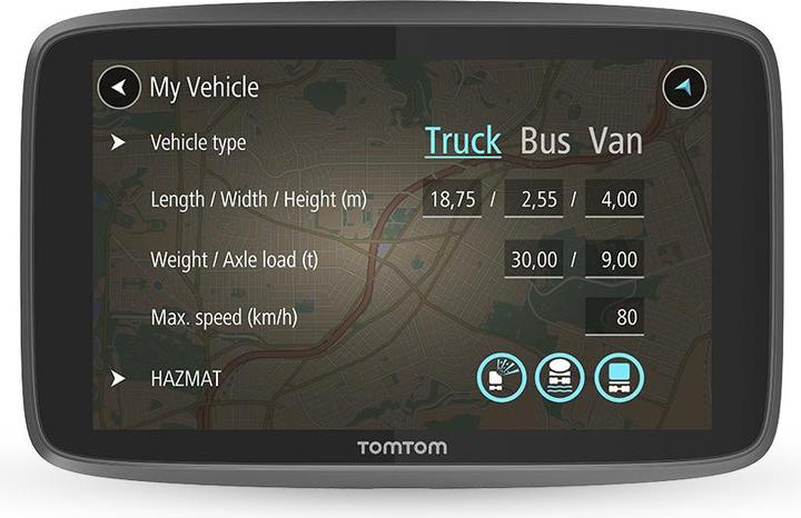 Produktbild TomTom GO Professional 6200