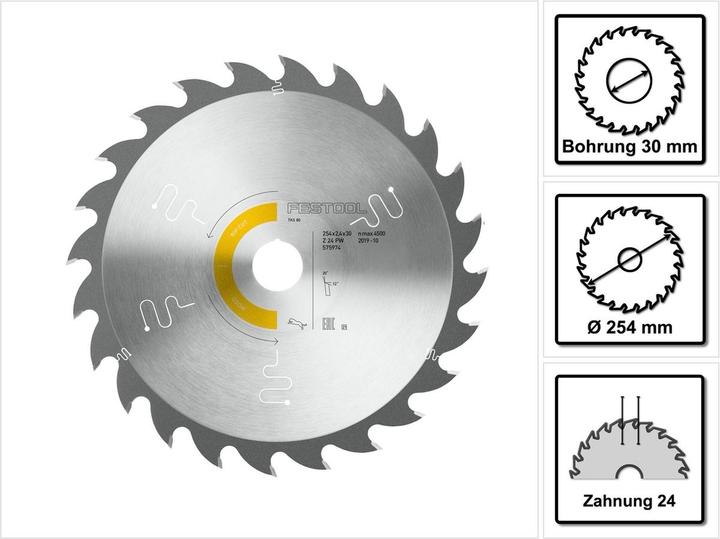 Productafbeelding Festool Cirkelzaagbladen met hardmetalen punt