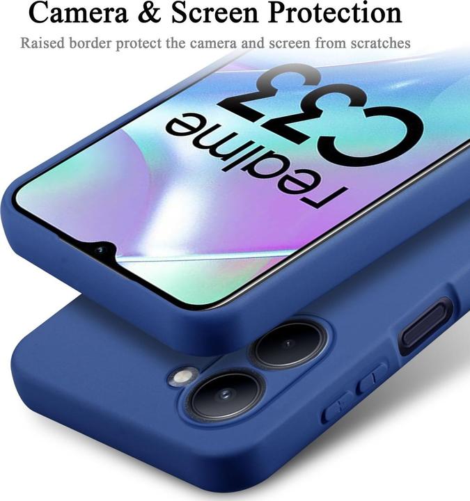 Image du produit Cadorabo Housse pour Realme C33 TPU avec protection liquide en silicone (Realme C33)