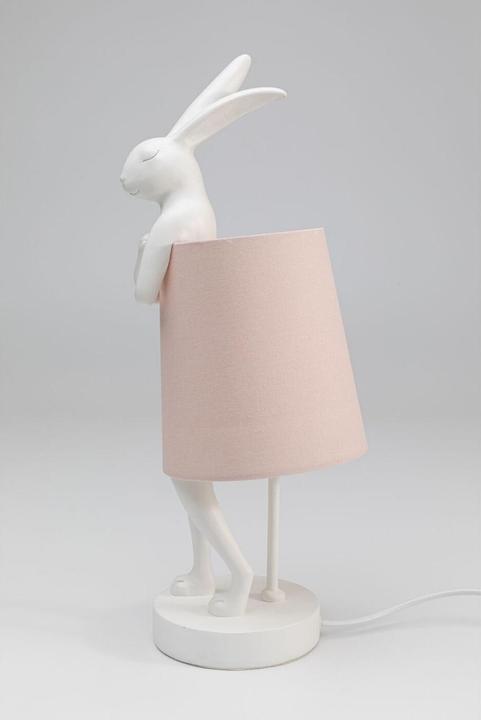 Image du produit Kare Design Lampe de table Animal Rabbit blanc/rose 50cm (E14)