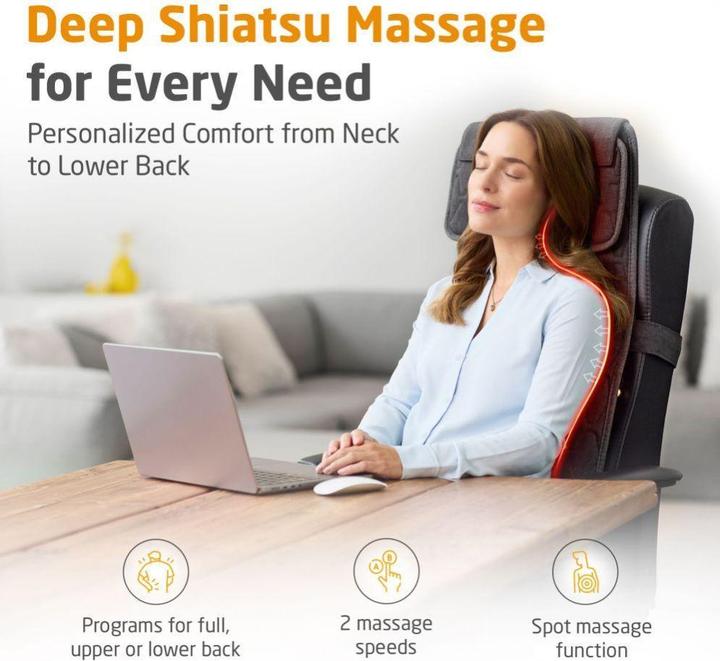 Actual product image Medisana MC 700 Massagematte Schwarz