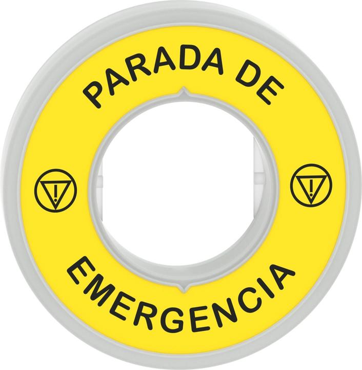 Actual product image Schneider Electric Illuminated sign for emergency stop/emergency ZBY9W2M430