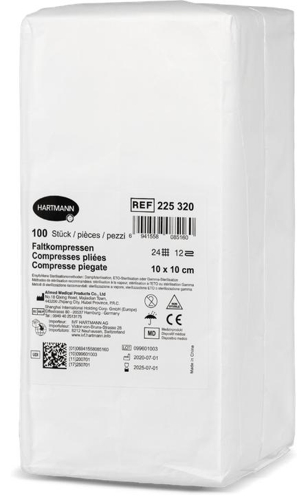 Actual product image IVF Hartmann Faltkompresse Typ 24 10x10cm 12 fach