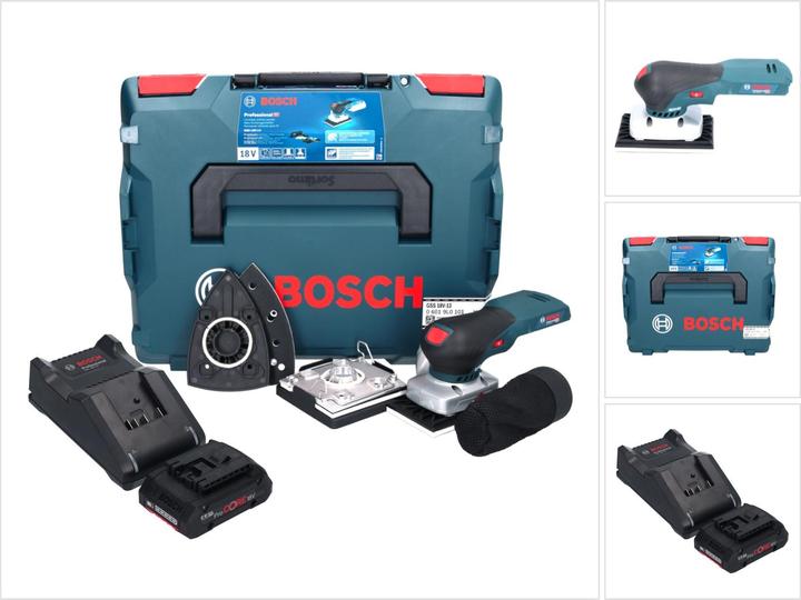 Productafbeelding Bosch Professional Bosch GSS 18V-13 accu vlakschuurmachine 18 V + 1x ProCORE accu 4.0 Ah + lader + L-BOXX (Vlakschuurmachine)