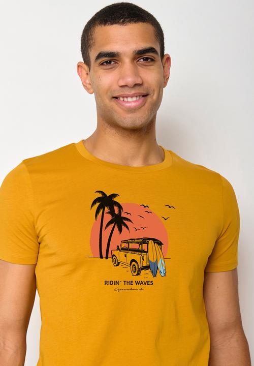 Actual product image Greenbomb Nature Car Surf Guide T-Shirt (XL)