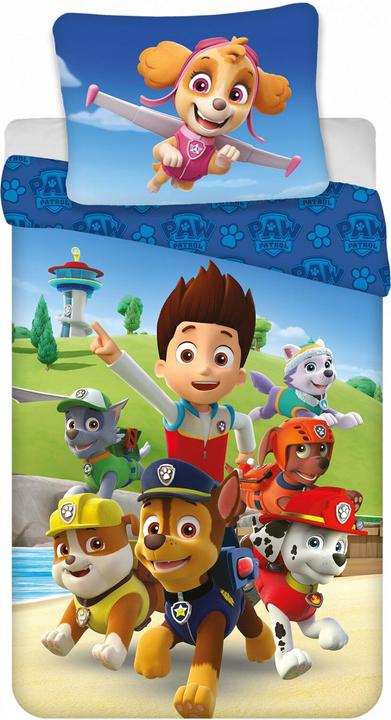 Produktbild BrandMac Paw Patrol Bettwäsche 140x200cm, 70x90 cm Mikrofaser