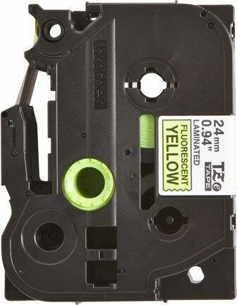 Productafbeelding Brother TZC51 Gelamineerde tape (2.40 cm, Geel, Zwart)