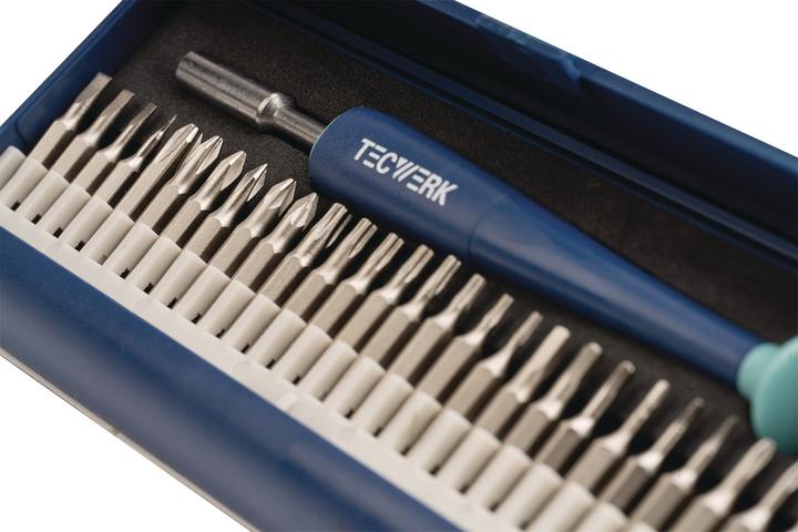 Actual product image Tecwerk Feinmechanikerbitset (Allen screw, Screw slot)