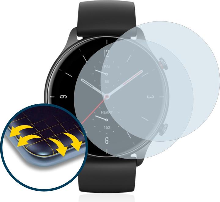 Productafbeelding BROTECT Volledig bedekkende screen protector (Amazfit GTR 2e)