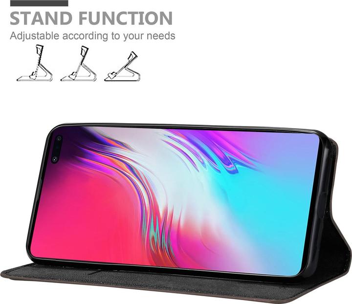 Actual product image Cadorabo Book Invisible Magnet Cover (Samsung Galaxy S10 5G)