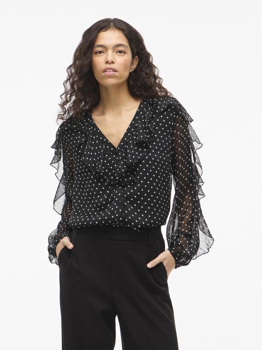 Immagine prodotto Vila VIHARLEY V-Ausschnitt Langarmhemd (36)