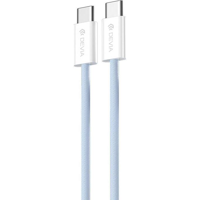 Thumbnail - Devia Kabel EC325 Smart PD USB-C - USB-C 1,0 m 60W 3A blau (1 m, USB 3.2 Gen 1), USB Kabel