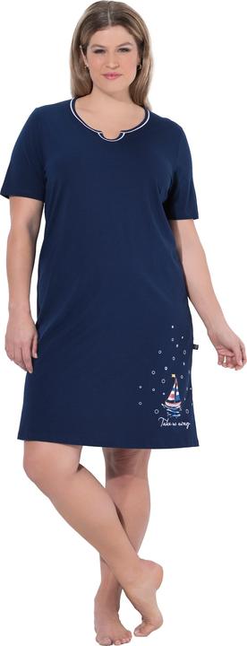 Produktbild Ulla Popken Bigshirts, 2er-Pack, Boot, Tunika-/V-Ausschnitt, Halbarm (42, 44)