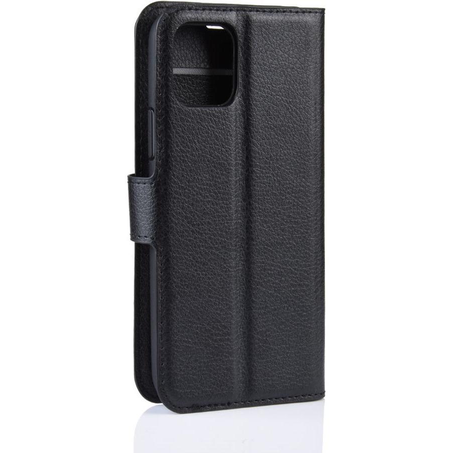 Thumbnail - Cover-Discount Leder Hülle mit Kartenfach (Apple iPhone 11 Pro), Smartphone Hülle, Schwarz