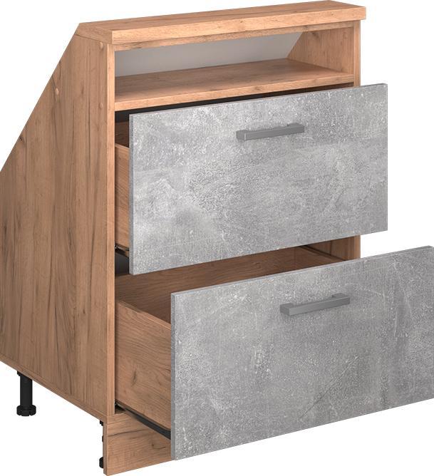 Produktbild Vicco Küchenschrank für Dachschrägen R-Line (60 x 46 x 81.60 cm)
