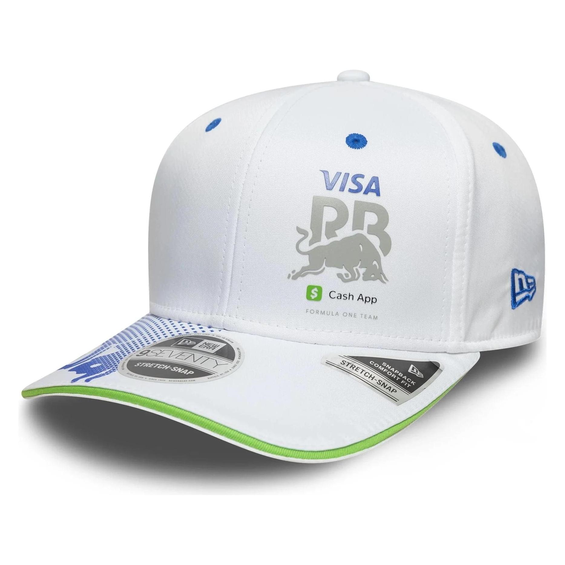 New Era, Herren, Cap, 9Seventy Stretch-Fit Cap - Visa Cash Racing Bulls, Weiss, (One Size)