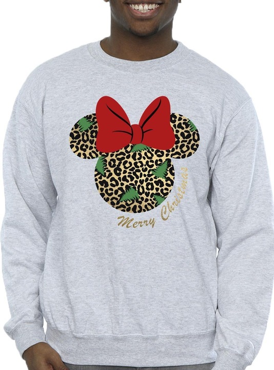 Immagine prodotto Disney Minnie Mouse Leopard Christmas Felpa Uomo (4XL)