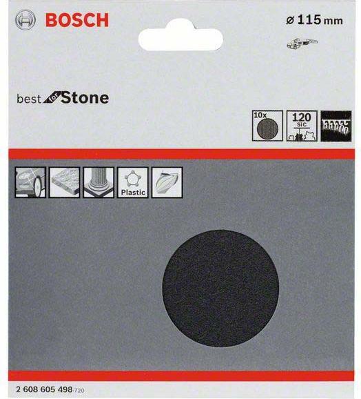 Actual product image Bosch Professional Zubehör PRO F355 sanding sheet, 115 mm, G120 (120)