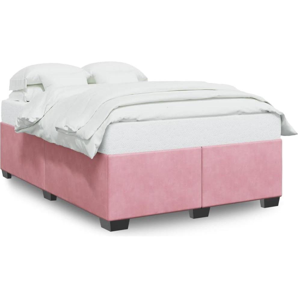 VidaXL, Bett, Bettgestell Samt (140 x 190 cm)