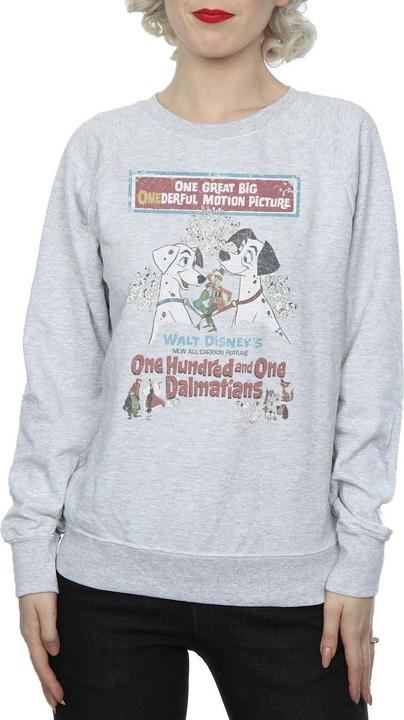 Immagine prodotto 101 Dalmatians Felpa donna/donna Retro Poster (M)