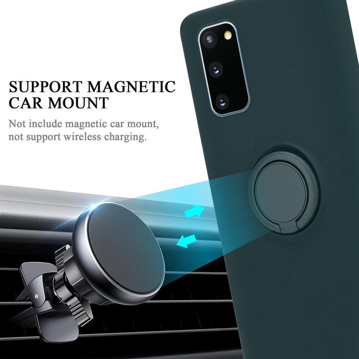 Actual product image Cadorabo TPU Liquid Ring Silicone Case Cover (Samsung Galaxy S20 FE)