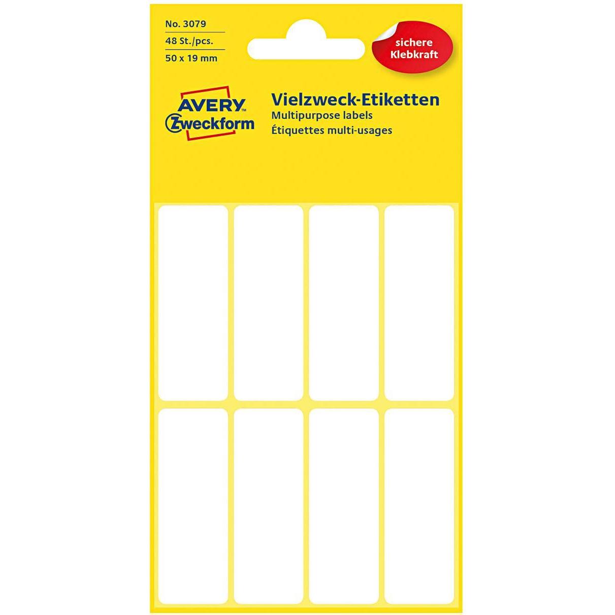 10x Avery, Ordner Zubehör, Vielzweck-Etiketten