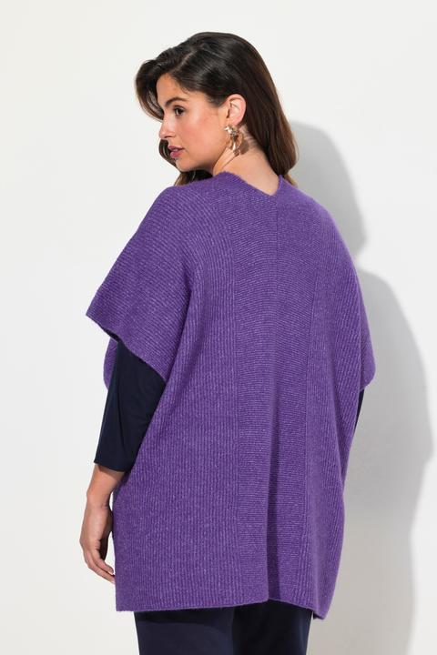 Produktbild Ulla Popken Strickjacke, 0versized, offenes Modell, Halbarm (50, 52, 54, 56)